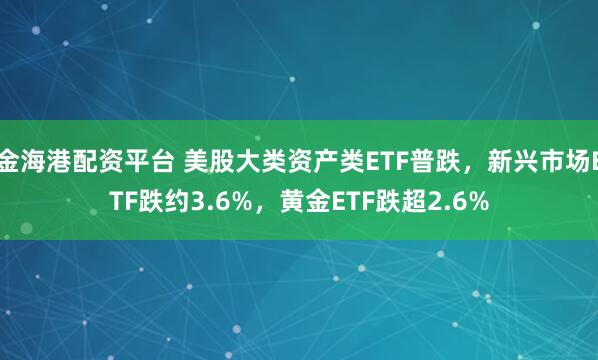 金海港配资平台 美股大类资产类ETF普跌，新兴市场ETF跌约3.6%，黄金ETF跌超2.6%